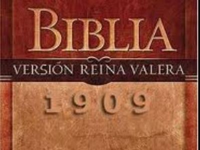 1909 Santa Biblia - Reina Valera versión  
