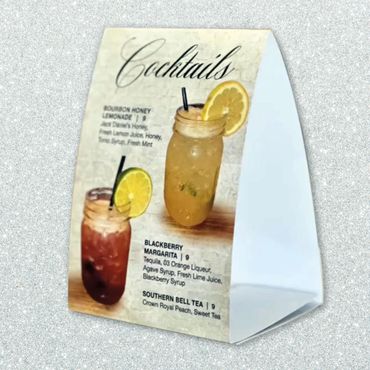 Black Olive's cocktail menu