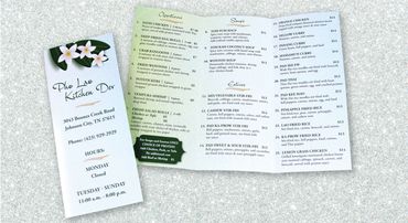 Pho Lao Kitchen Der's menu