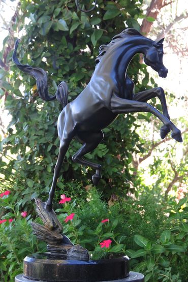 Arabian Horse Bronze Sculpture by Bronze Sculptor, J. Anne Butler