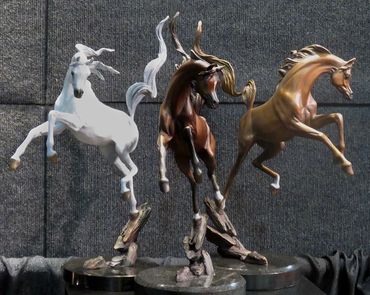 Arabian Horse Bronze Sculptures by Bronze Sculptor, J. Anne Butler
