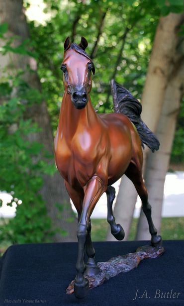Bronze Arabian Horse Sculpture