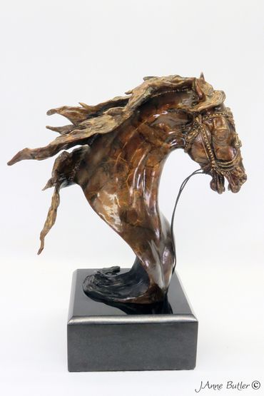 Conquistador - Horse Bronze Sculpture.
16'' (41 cm) high