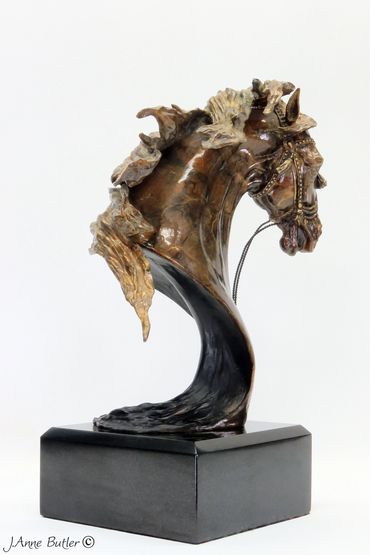 Conquistador - Horse Bronze Sculpture.
16'' (41 cm) high