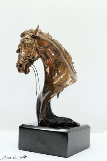 Conquistador - Horse Bronze Sculpture.
16'' (41 cm) high