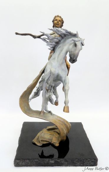 Epona - Celtic Goddess of Horse
28" / 71 cm high
