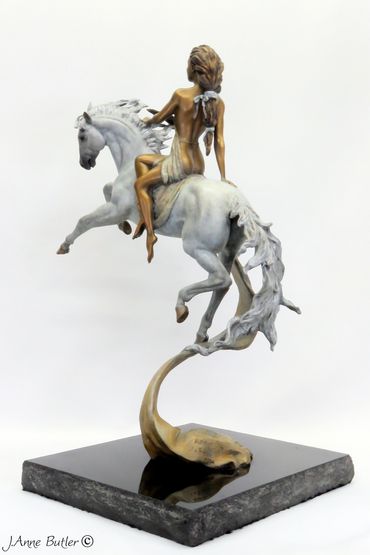 Epona - Celtic Goddess of Horse
28" / 71 cm high