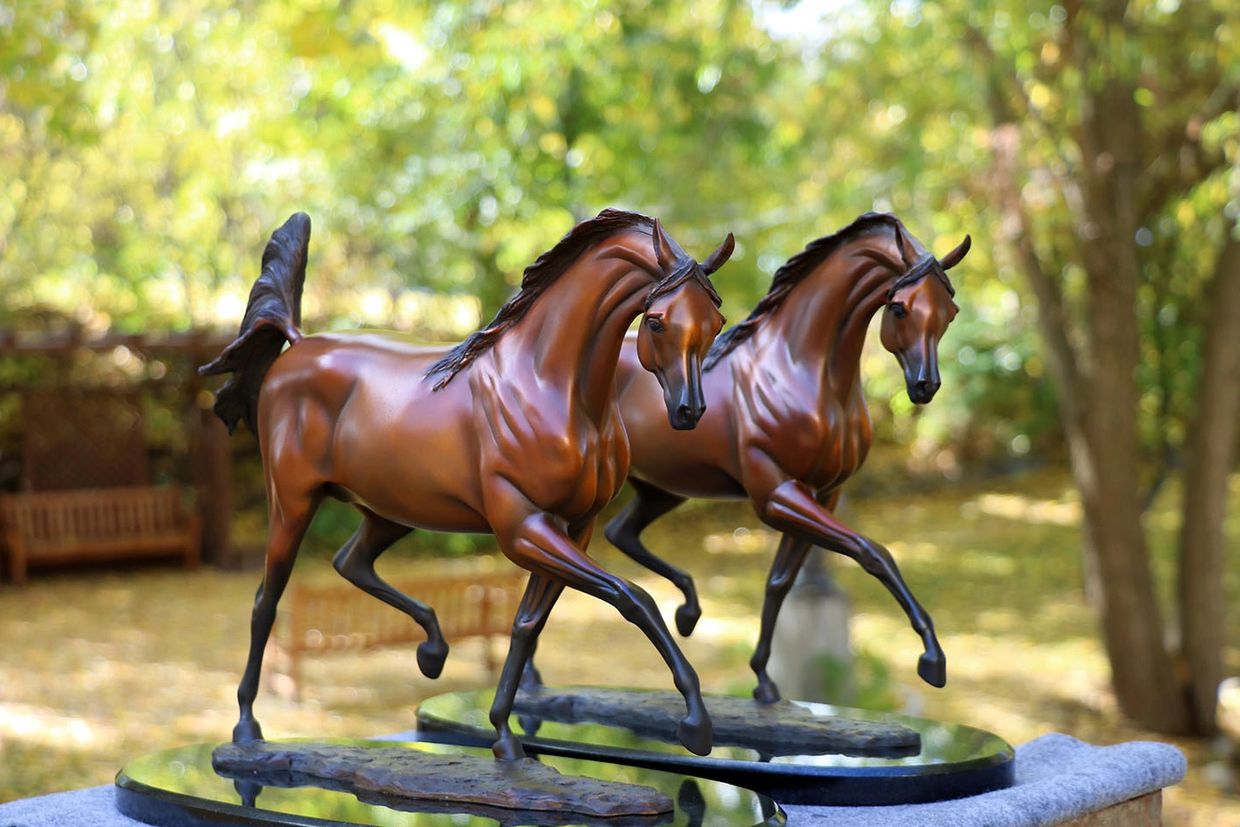 "Arabian Dream " bronze sculptures. 