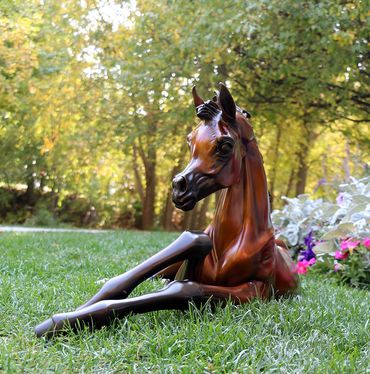 Hope life size Foal Bronze Sculpture