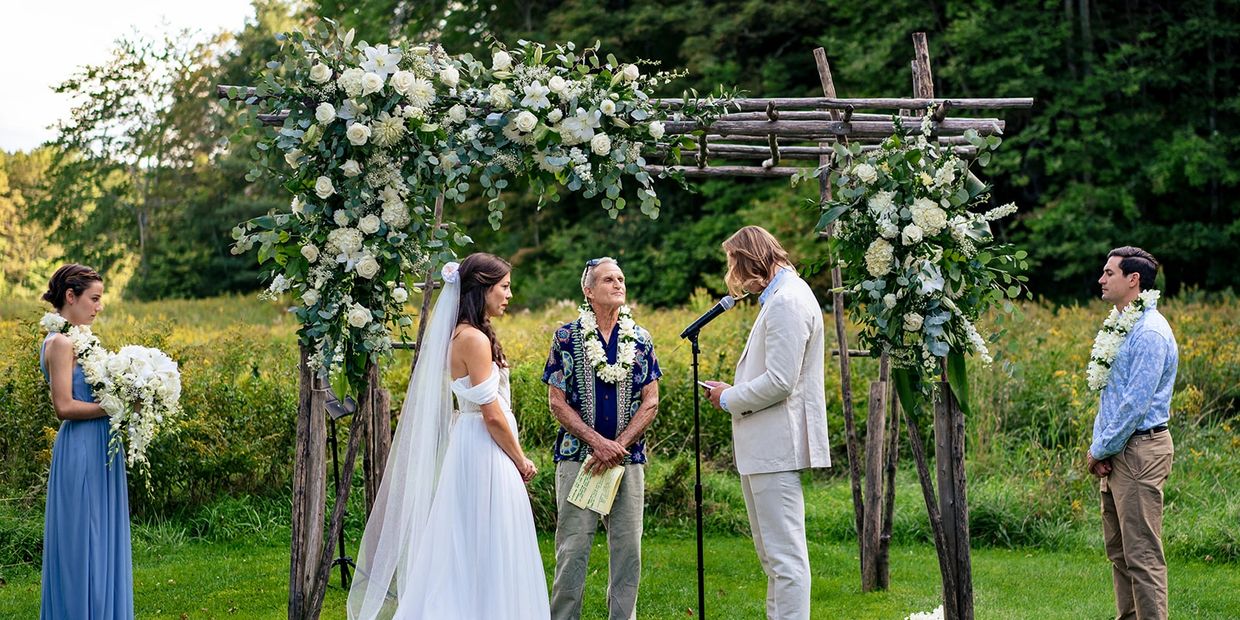 Laureau Farm Wedding Ceremony.  
Photography Credit: Andymadeaphoto.com
