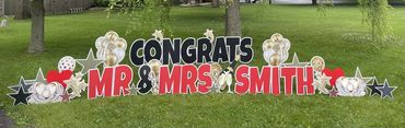 Congrats Wedding Anniversary Yard Signs Greenwood and Indianapolis