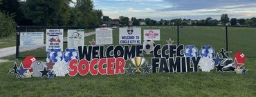 Soccer Club Yard Signs Indianapolis, Greenwood and Fishers