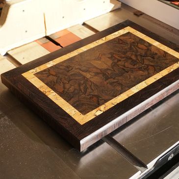 End Grain Cutting Boards made with exotic or domestic wood
