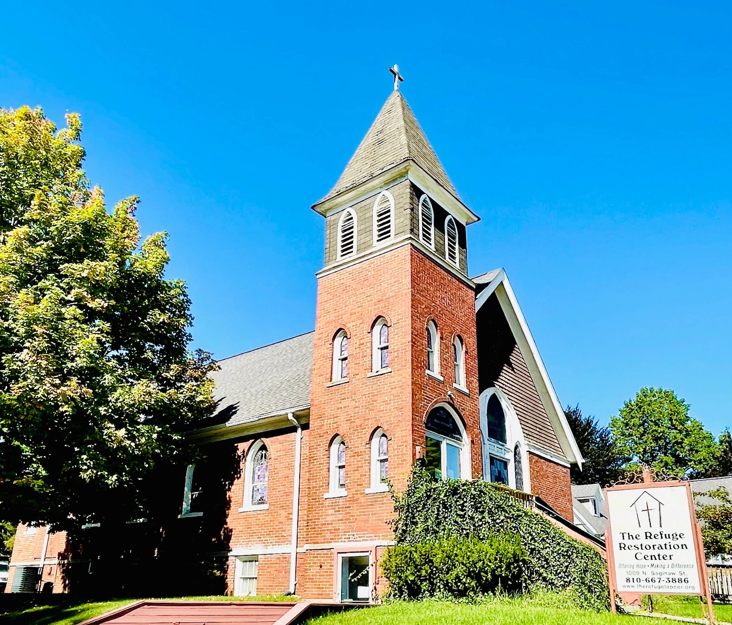 The Refuge Lapeer Homeless Shelter  wordgirl marketing Lapeer web design wendy byard