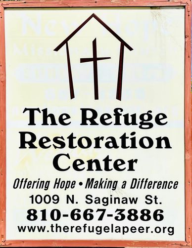 The Refuge Lapeer Homeless Shelter  wordgirl marketing Lapeer web design wendy byard