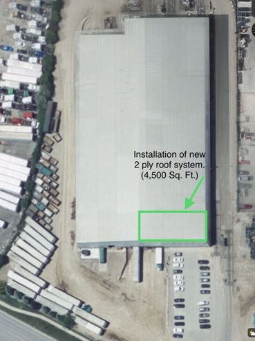 Aerial Roof view of Phase 1