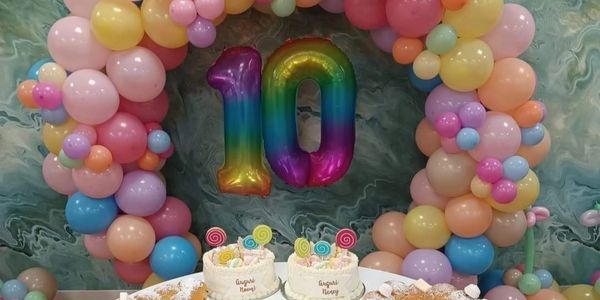 Allestimento decimo compleanno