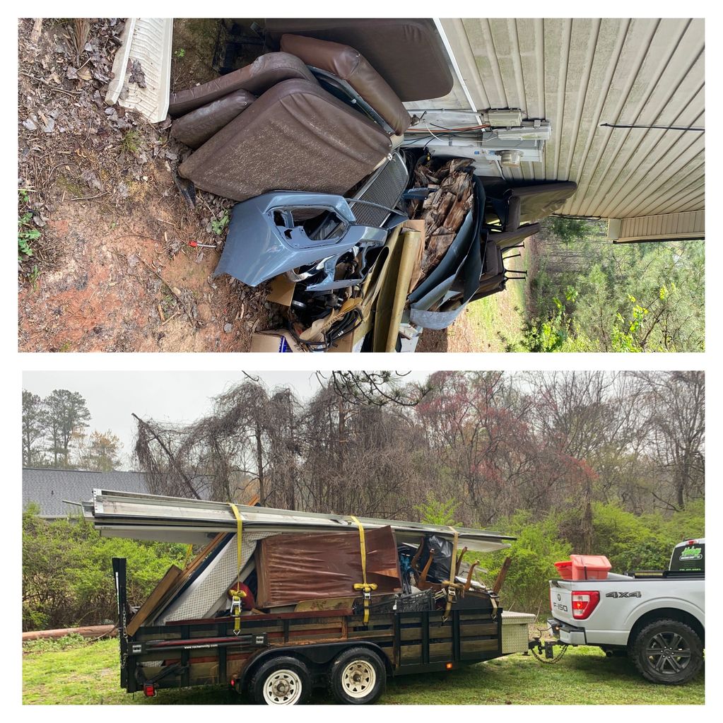 Junk Removal from a client in Rockmart, GA