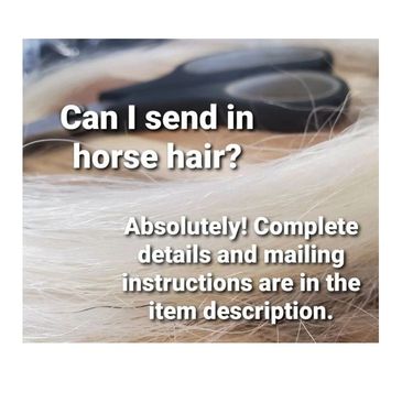 horse hair jewelry, horse hair keepsakes, horse hair bracelet