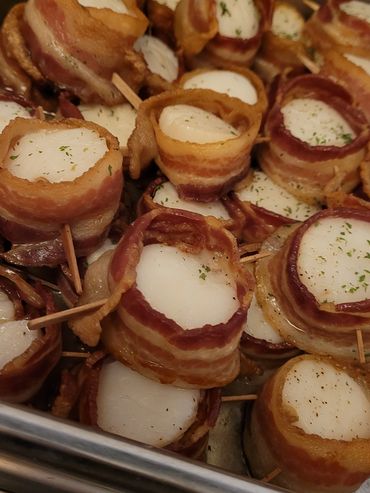 Scallops Wrapped in Bacon