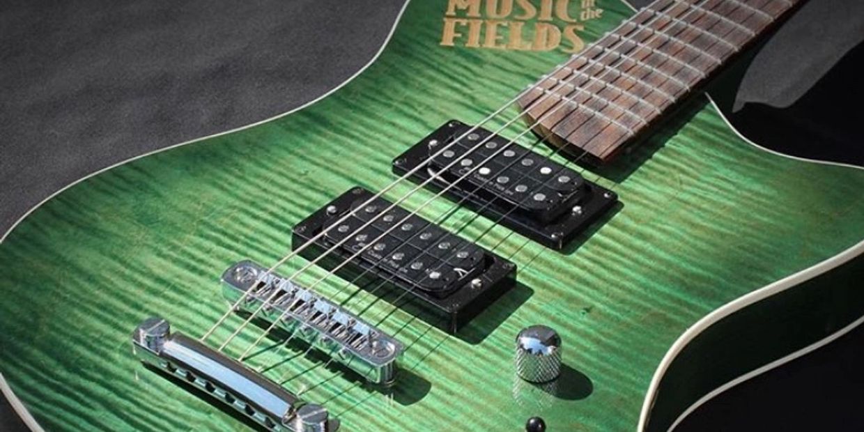 Custom, handcrafted guitar for Lucknow Music in the Fields, made by Cithara Guitars.