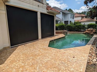 Motorized Patio Shades