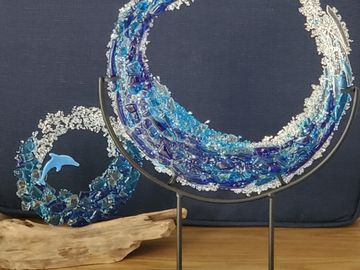 Fused Glass Wave