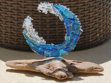 Fused Glass Wave