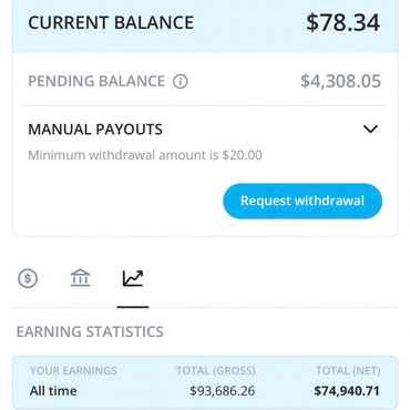 OnlyFans earning statements