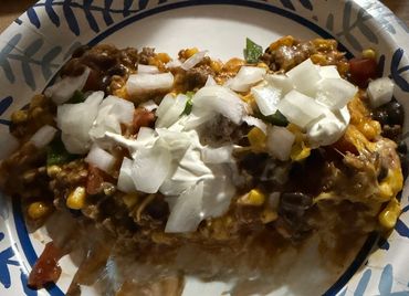 Gluten-free Mexican lasagna
