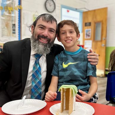 Rabbi and student