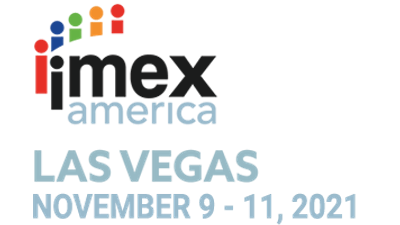 IMEX America event logo with dates and location.
