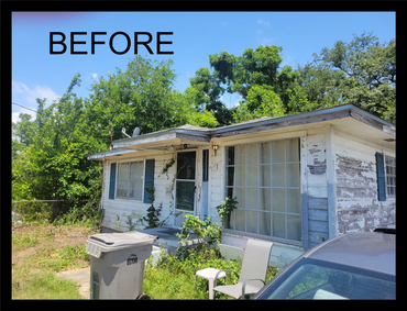 Renovations and repairs before renovation.