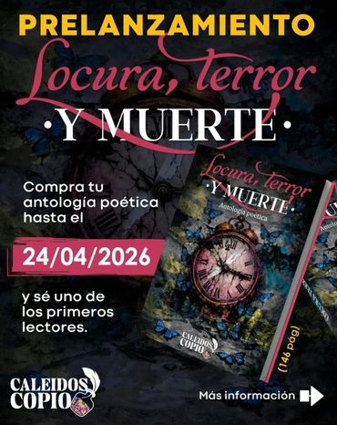 Antología de poemas de terror de la que forma parte mi poema "Fantasmas"