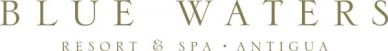 Logo for Blue Waters Resort & Spa in Antigua.