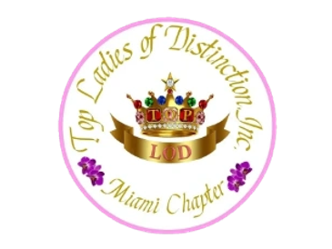 Logo for Top Ladies of Distinction Miami Chapter.