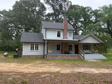 After - Adam Taylor's farmhouse restoration project.