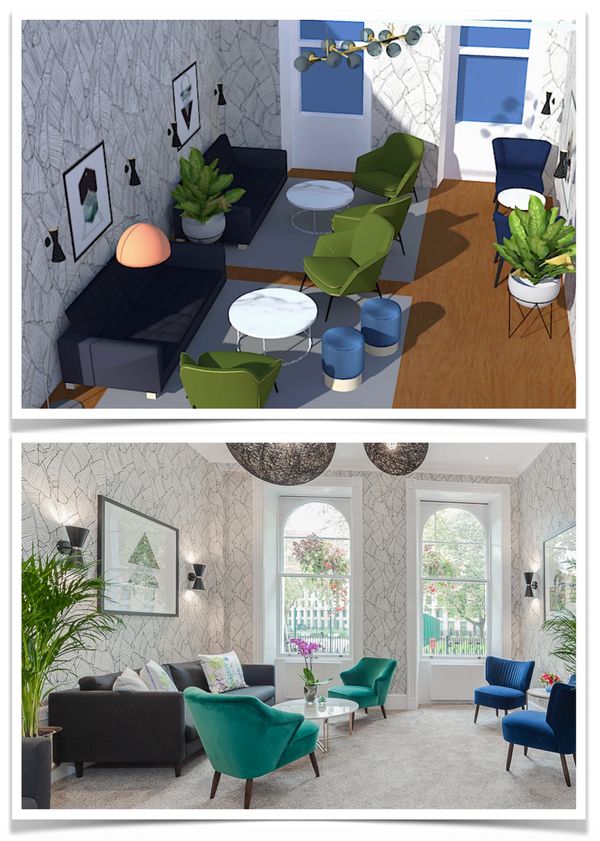 3D Interior Design example to real implementation