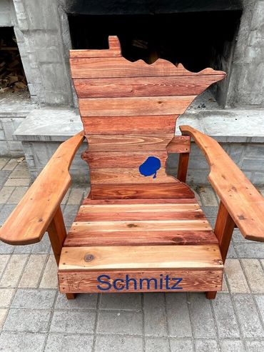 $550 - MN Martha Lake (in any state and lake, laser engraved)