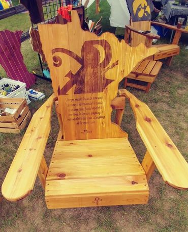 $550 - MN Prince w/ Lyrics Chair