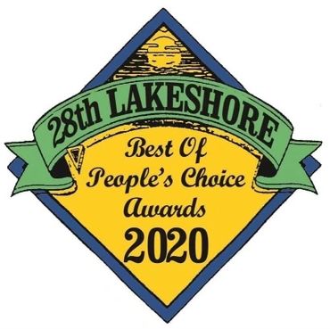 Voted 2020 28th Lakeshore-Best of People's Choice Award.