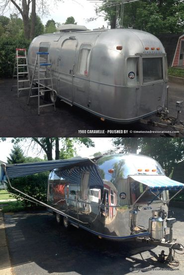 A 1980 Caravelle polished by Michael Rice of Time Tested Restorations.
