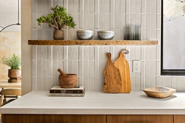 kitchen, warm wood, sleek, modern, classy, interior, los angeles, design, skill, detail shot
