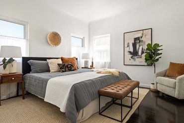 bedroom, natural light, warm, cozy, interior, los angeles, design, skill, residential