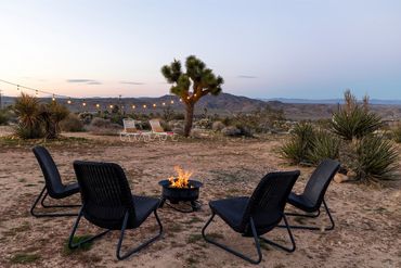 sunset, twilight, fire, firepit, outdoor gathering, relax, night time, desert, quiet