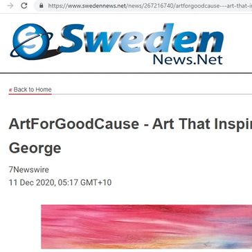 jibin george, art for good cause