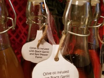 Our Infused Oils, mild and spicy