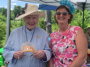 Celebrating the King's Coronation at Clearwater Farm with the Lt Governor of Ontario in July 2023.
