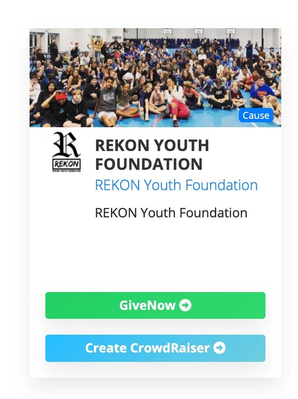 Donate to REKON today by pressing the "GIVE NOW" button and your donation will be received safely.
