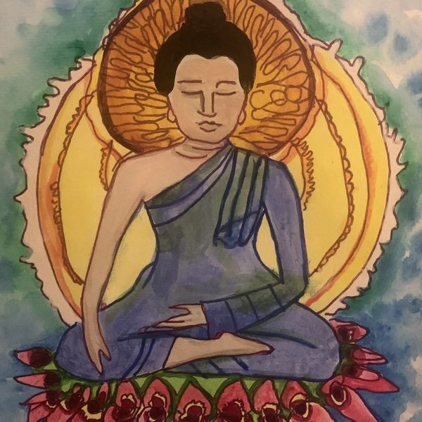 The Buddha is a an art piece that was created by Caraline Murphy.